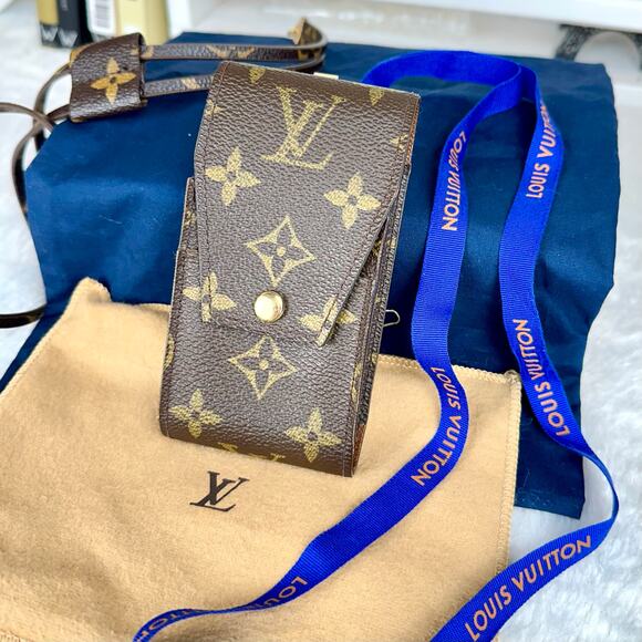 Louis Vuitton Card Case Key Fob holder lanyard w/ handmade lanyard CUSTOM - Picture 1 of 16